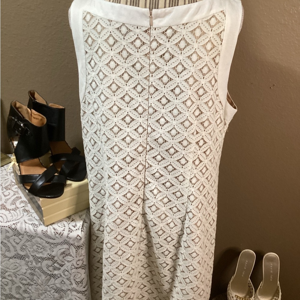 JESSICA HOWARD Elegant White Lace Dress - Picture 2 of 14